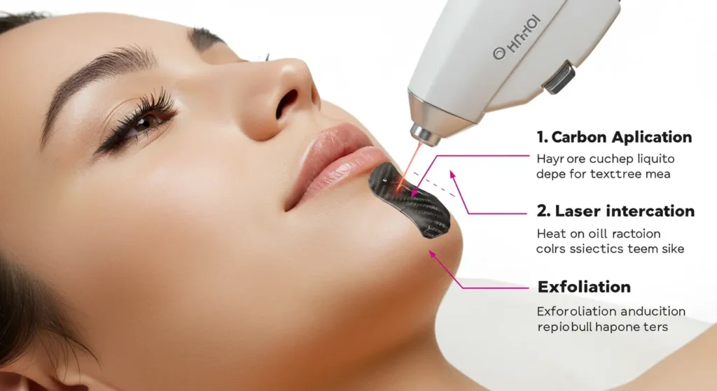 CARBON LASER PEEL 1 carbon application